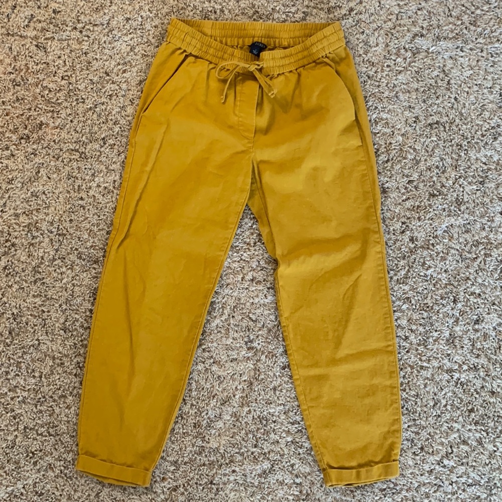 J Crew Linen Jogger Pants